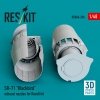 RESKIT RSU48-0294 SR-71 Blackbird exhaust nozzles for Revell kit (3D printed) 1/48